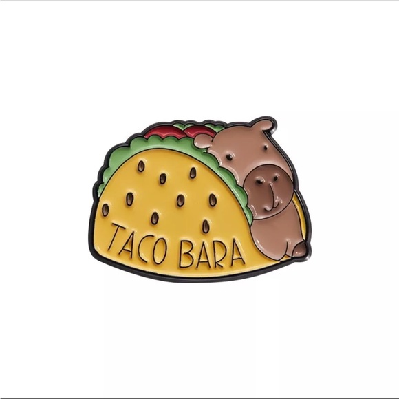 Capybara Enamel Pin 1pc - Picture 3 of 4